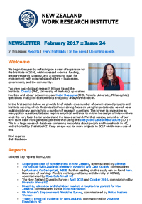 Cover of Newsletter February 2017